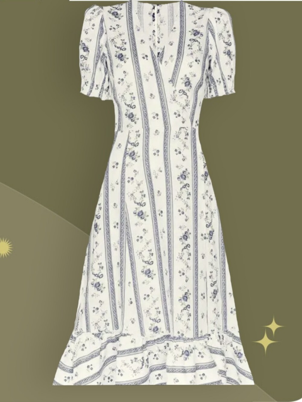 ✨Reformation Veronika midi wrap dress size m